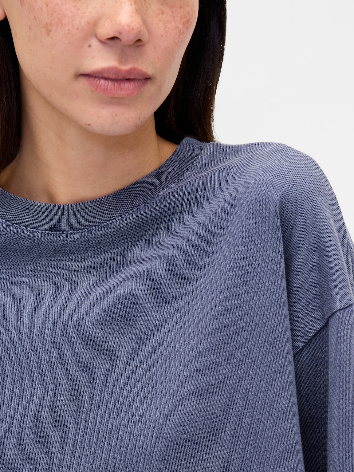 Organic Cotton VintageSoft Crop Sweatshirt