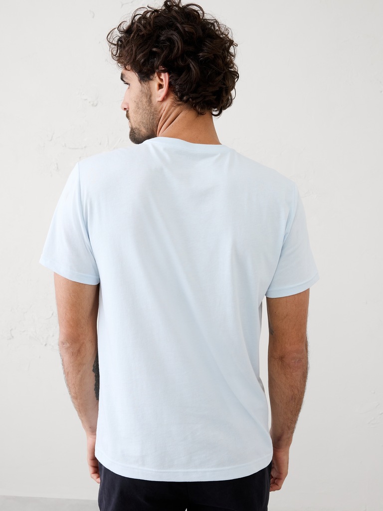 Standard-Fit Premium Wash Crew-Neck T-Shirt