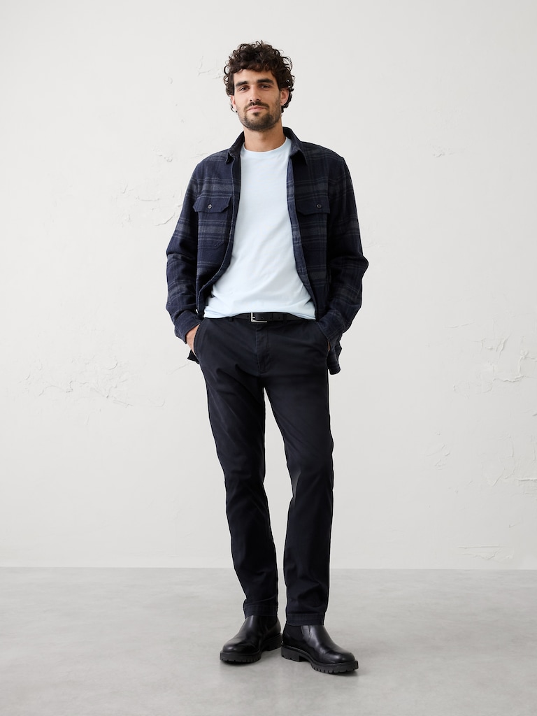 Standard-Fit Premium Wash Crew-Neck T-Shirt