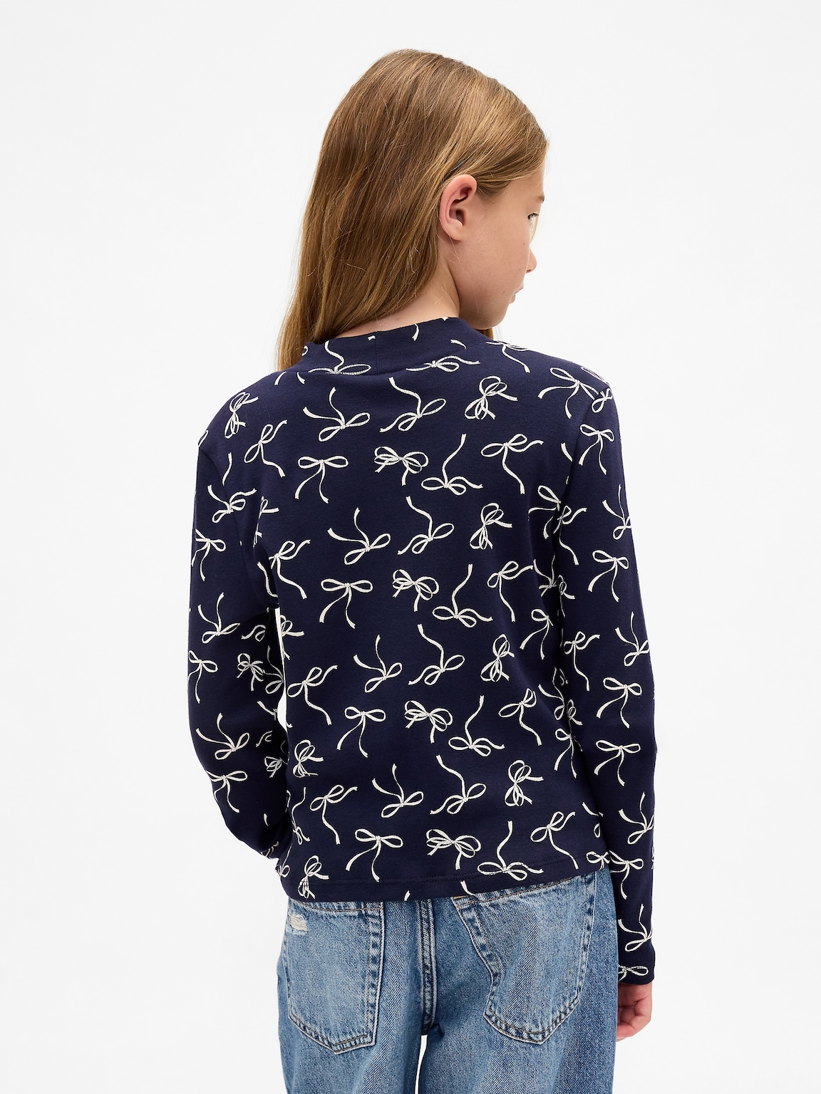 Kids Rib Mockneck T-Shirt