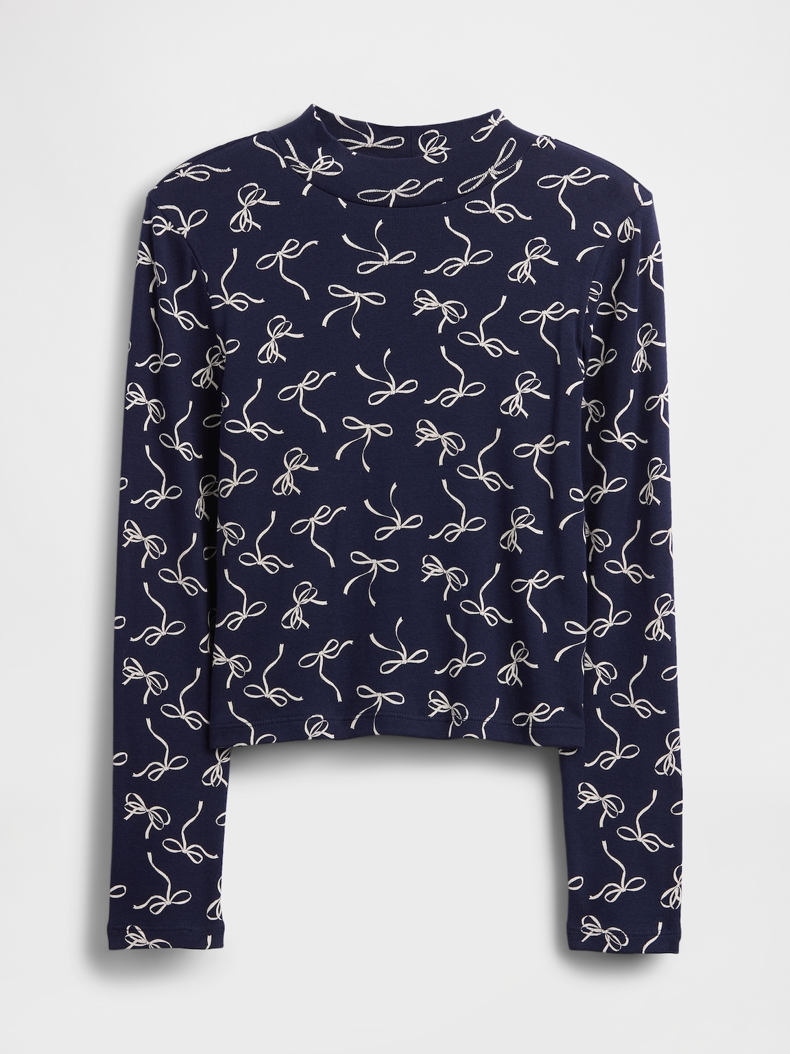 Kids Rib Mockneck T-Shirt