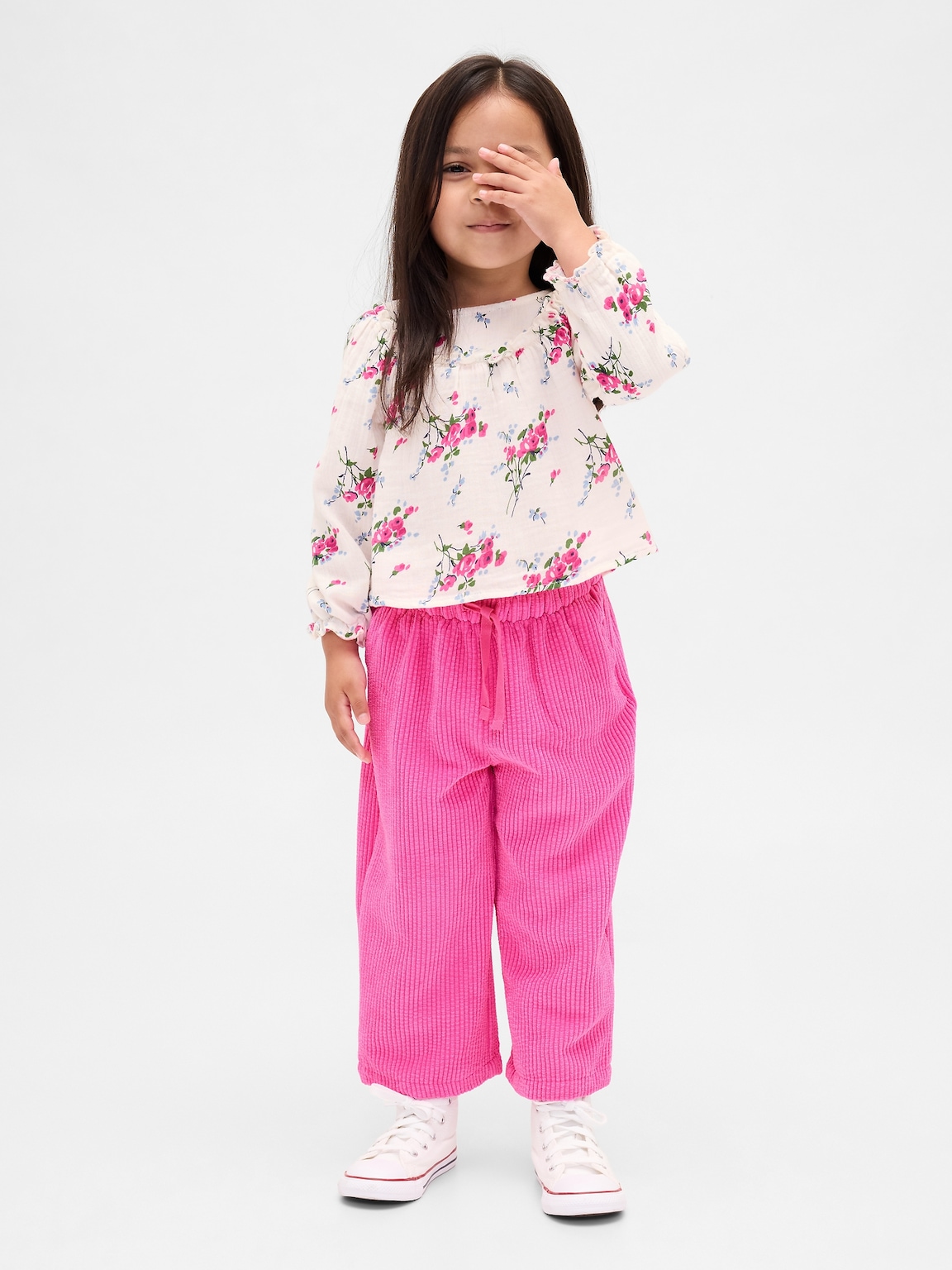 Baby & Toddler Cotton Gauze & Corduroy Outfit Set