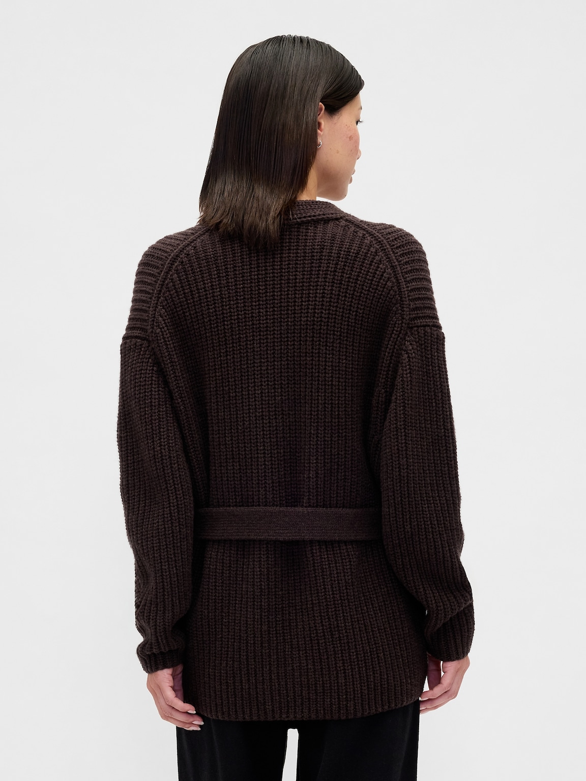 Oversized Wrap Cardigan Sweater