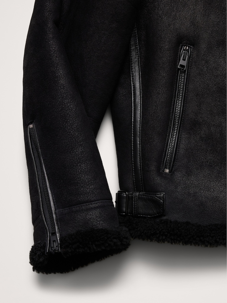 Shearling Aviator Jacket