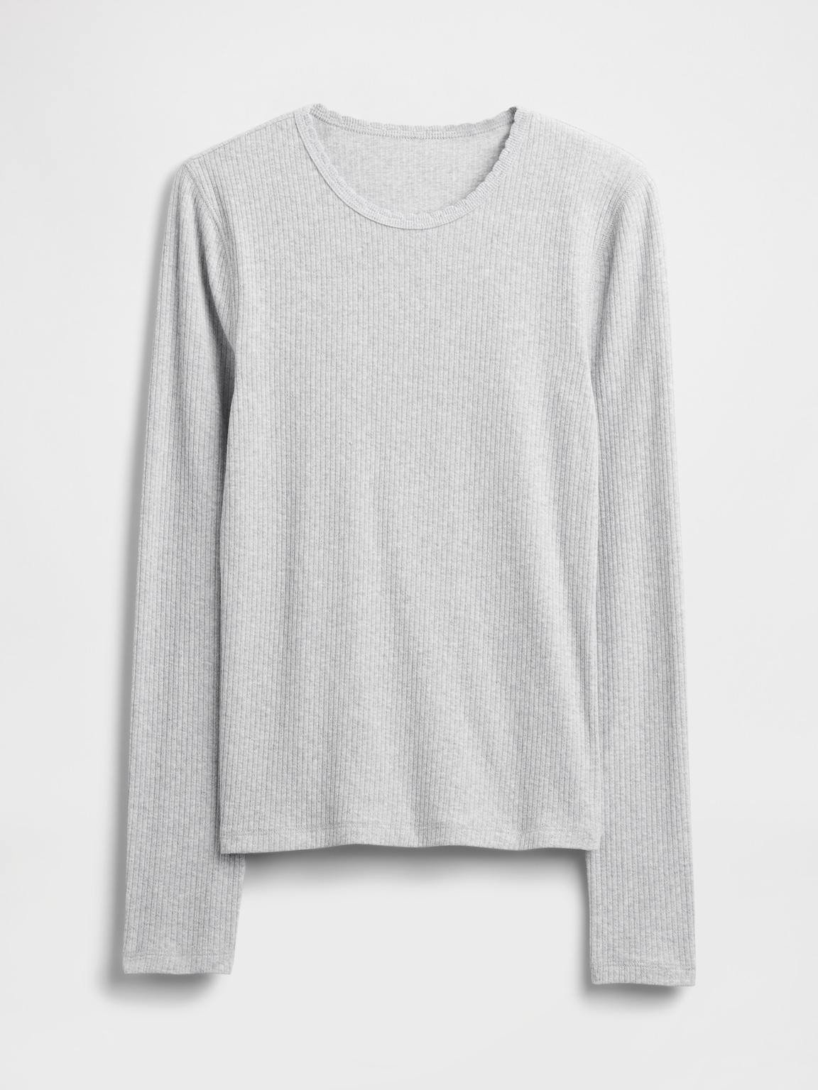 Pointelle Rib T-Shirt