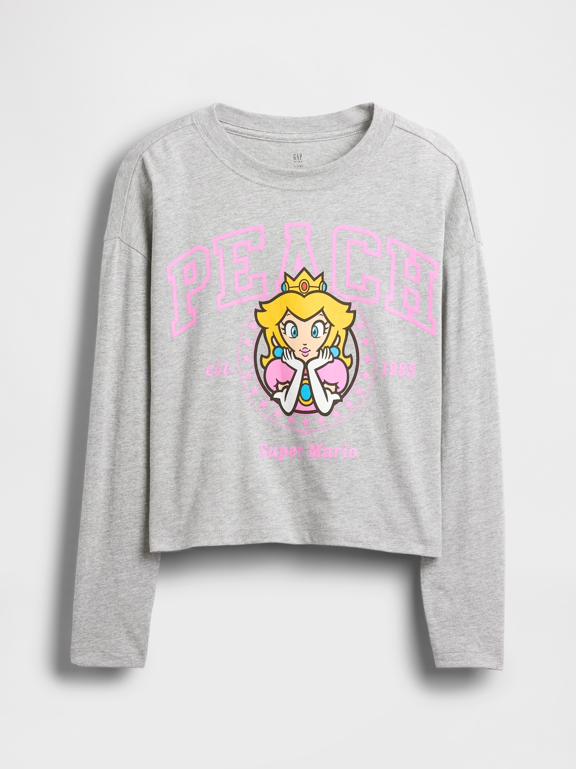 Kids Super Mario Oversized Graphic T-Shirt