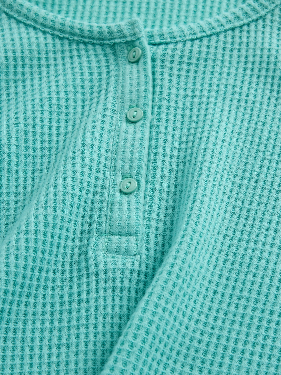 Kids Recycled Waffle PJ Set