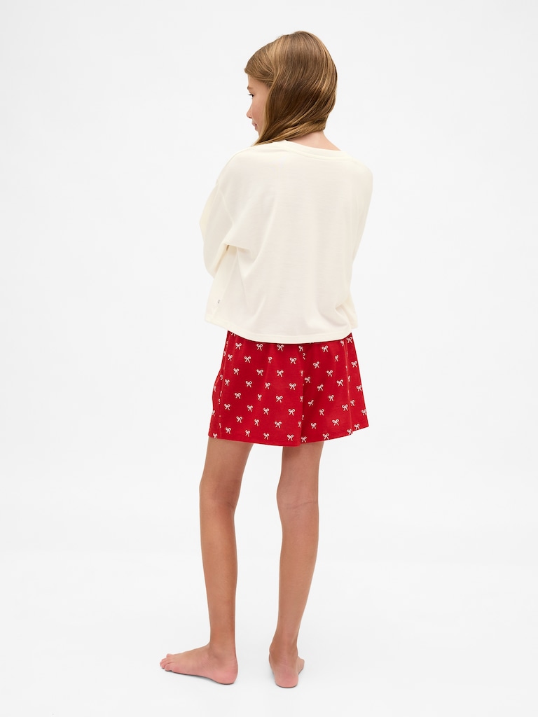 Kids Recycled PJ Short Set
