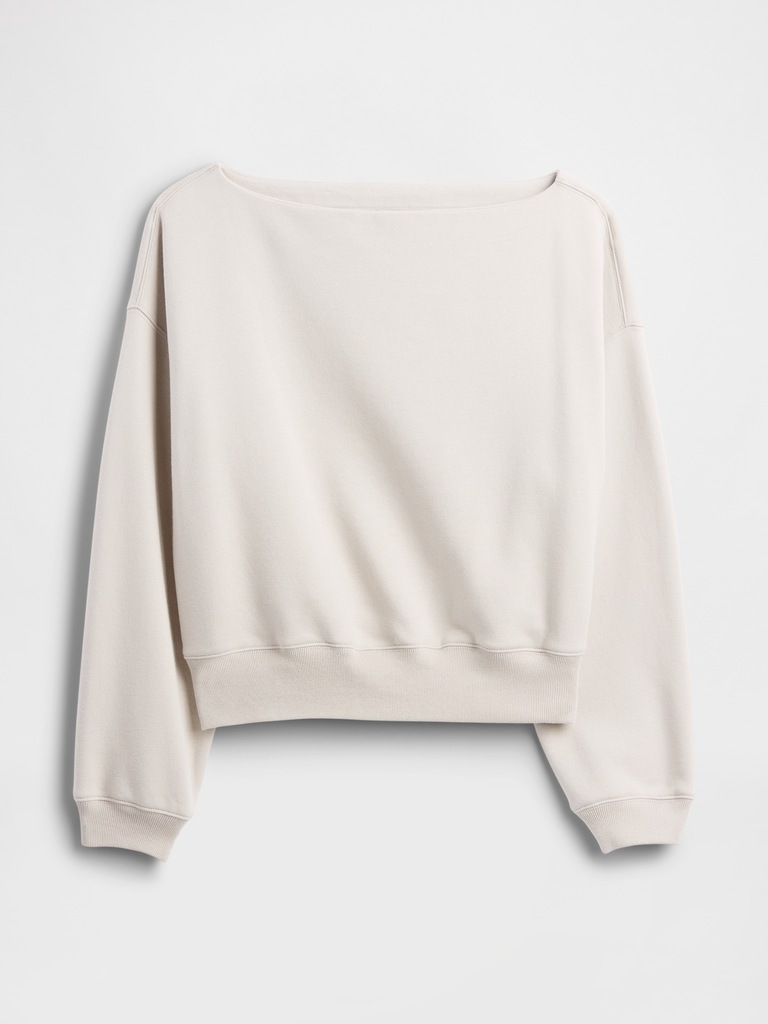Oversized Boatneck Sweatshirt