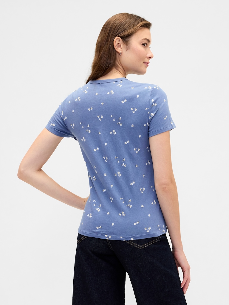 Favorite Print Crewneck T-Shirt