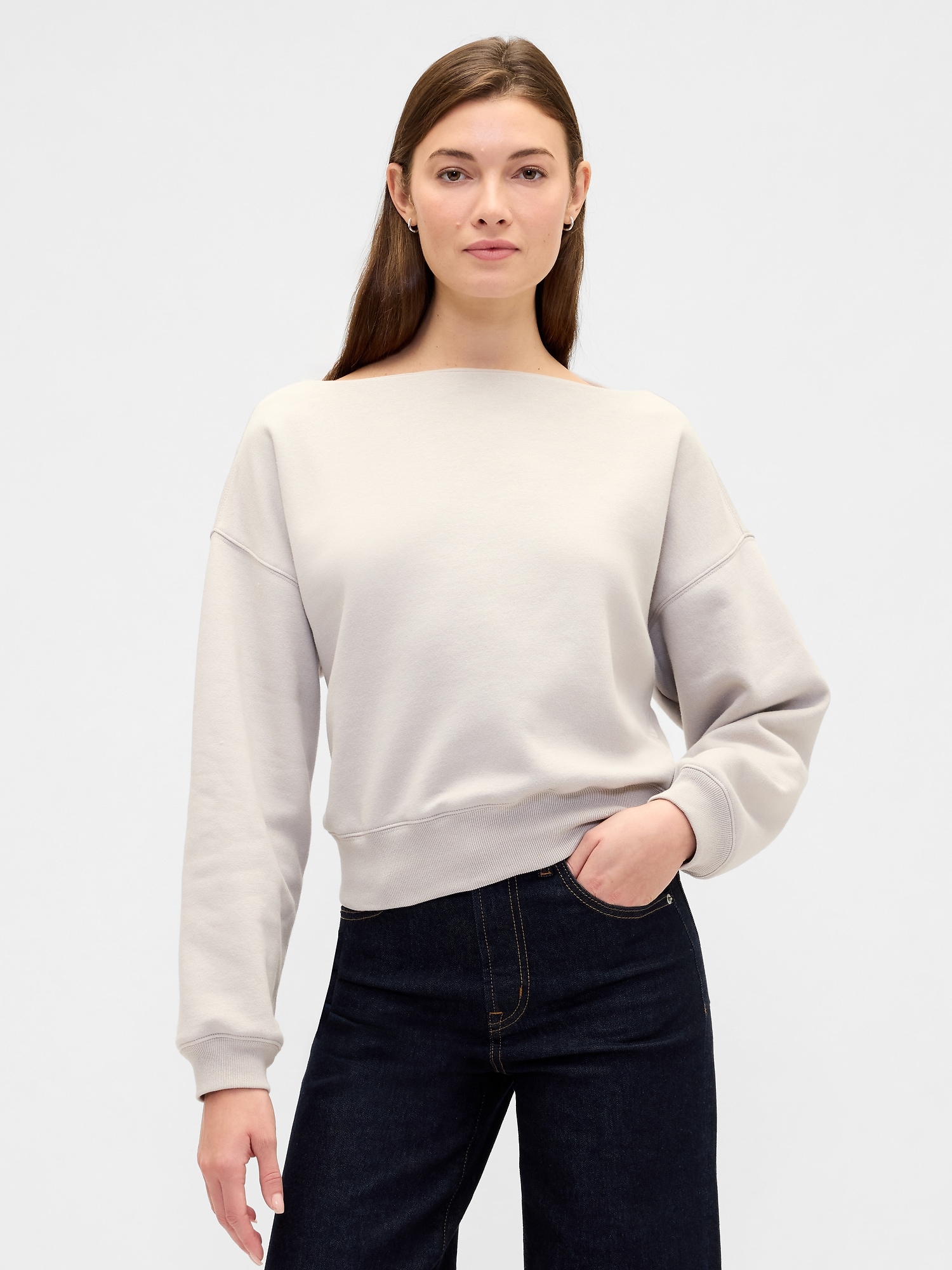 Relaxed Boatneck Sweatshirt | Gap Factory
