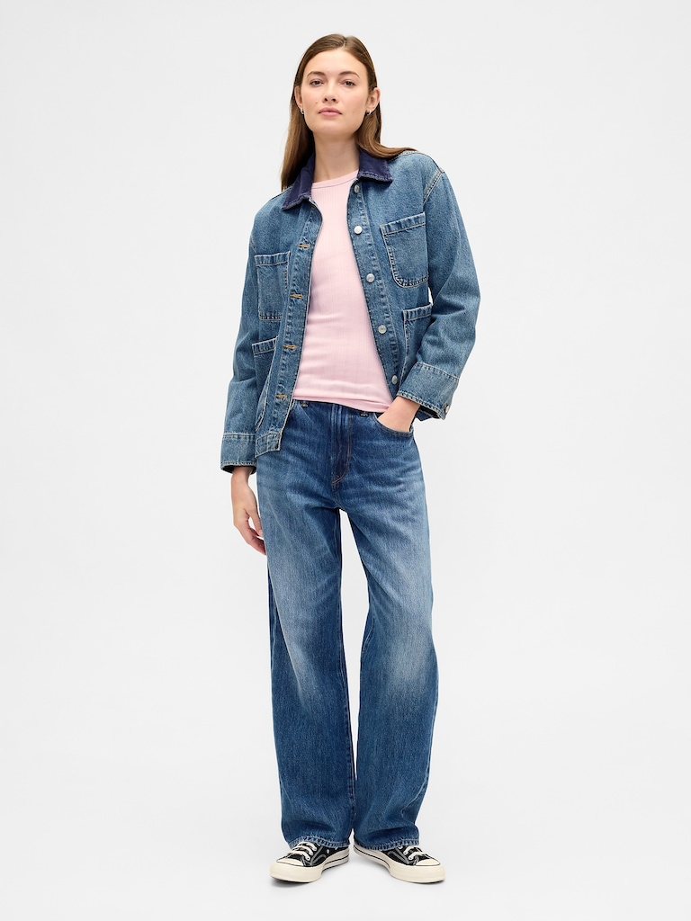 Ribbed Crewneck T-Shirt