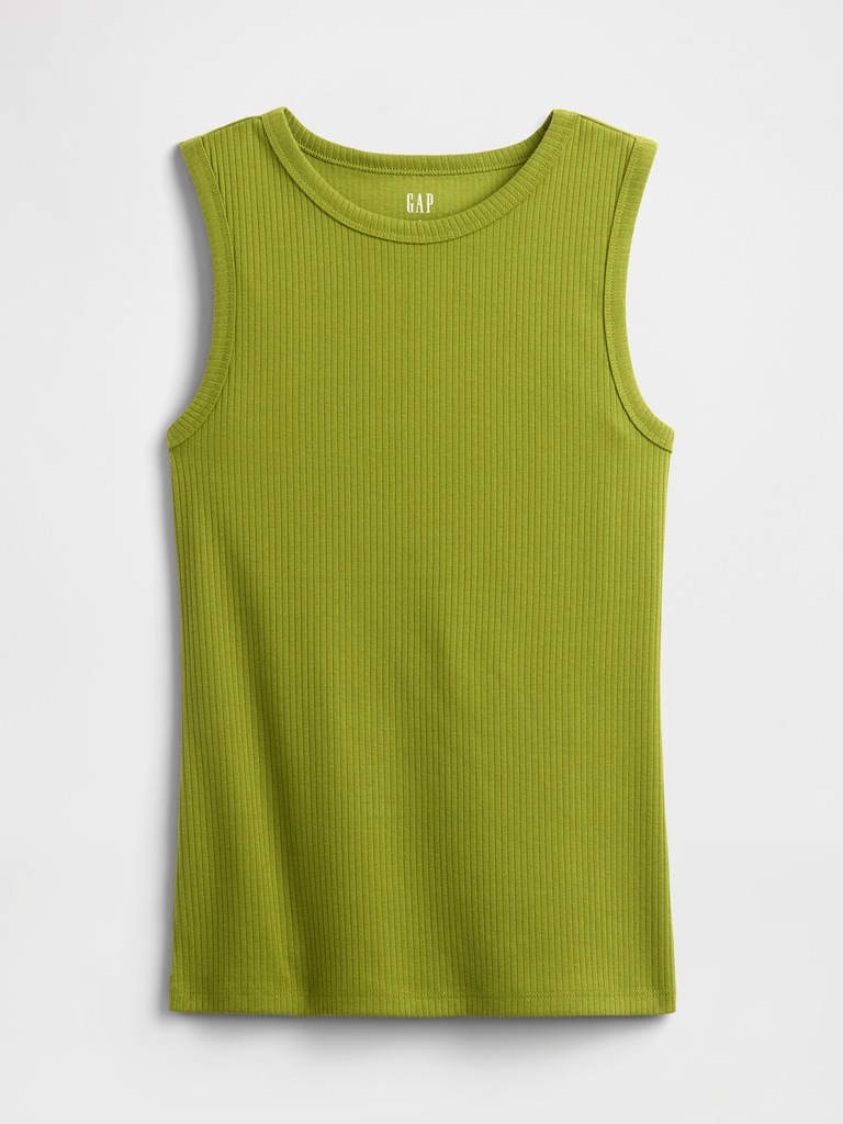 Ribbed Shell Tank Top