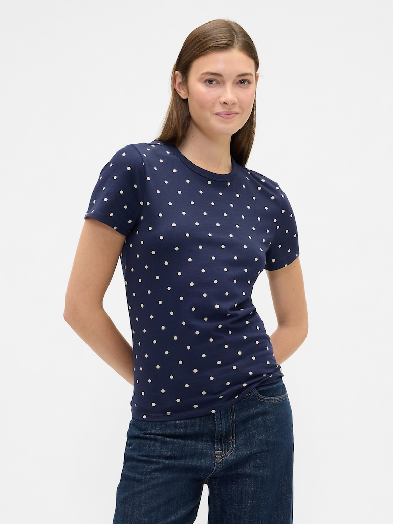 Favorite Print Crewneck T-Shirt