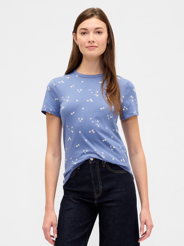 Favorite Print Crewneck T-Shirt