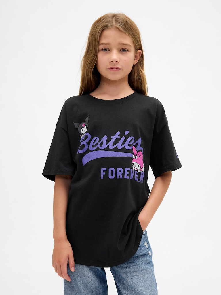 Kids Oversized Graphic T-Shirt