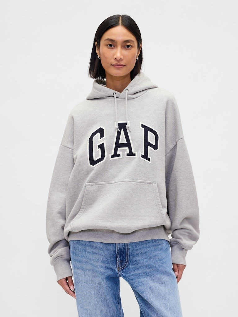 Extra Heavyweight French Terry Oversized Logo Hoodie