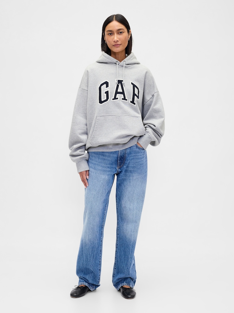 Extra Heavyweight French Terry Oversized Logo Hoodie