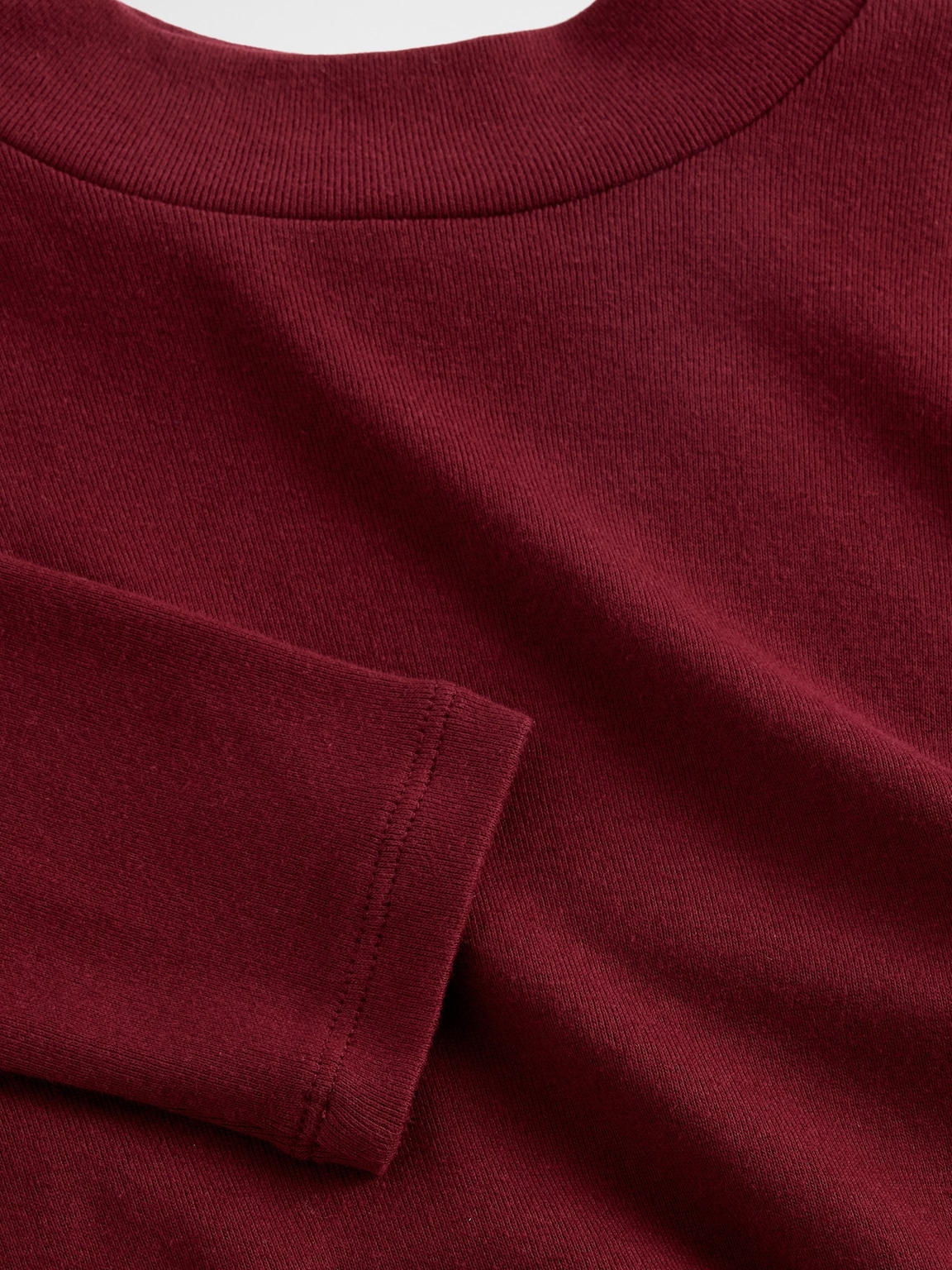 Kids Rib Mockneck T-Shirt