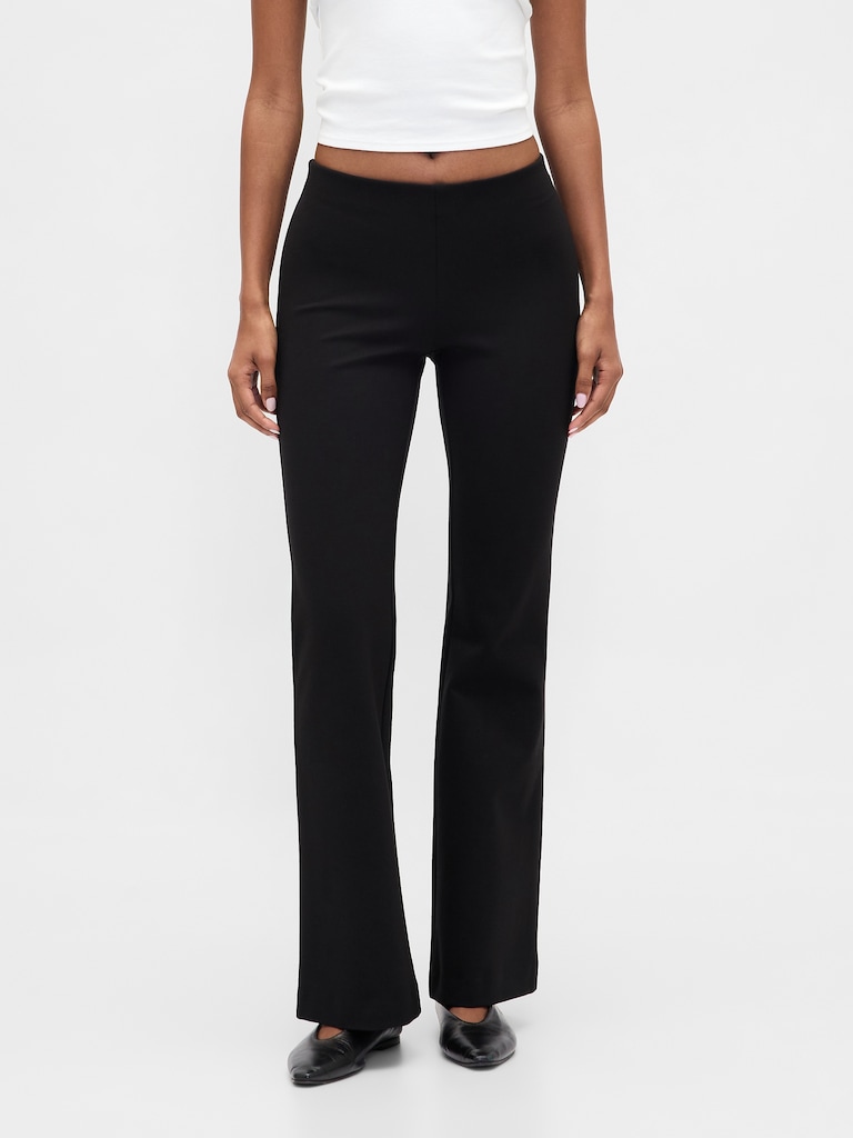 Low Rise Double Knit Boot Pants