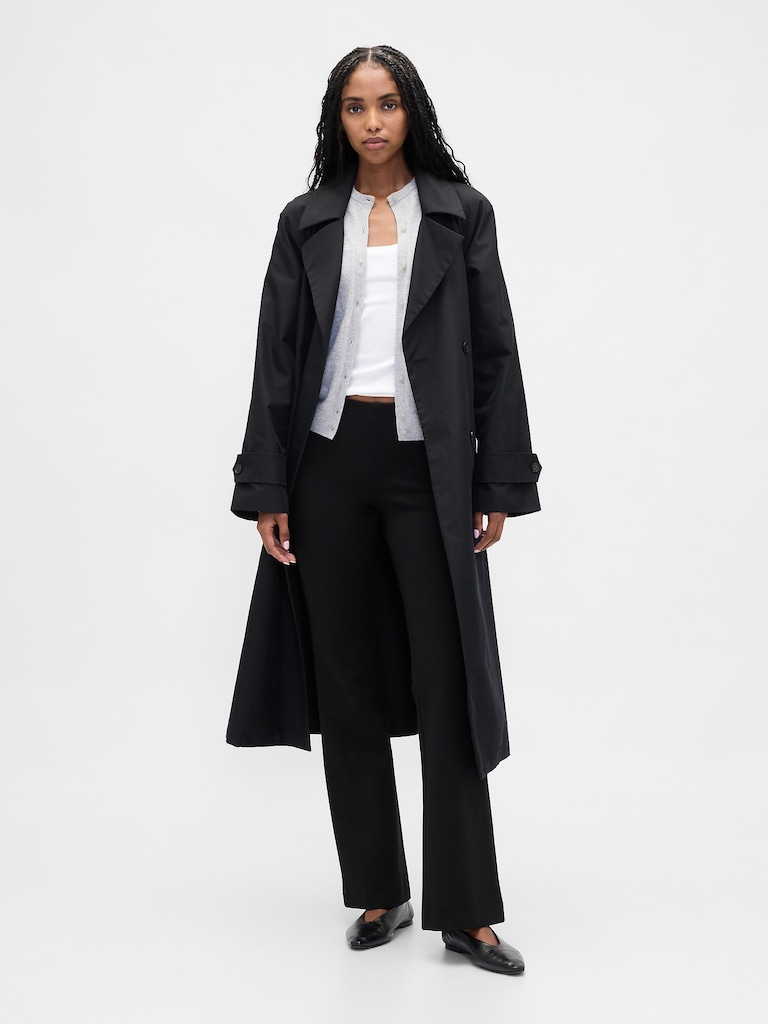 Low Rise Double Knit Boot Pants