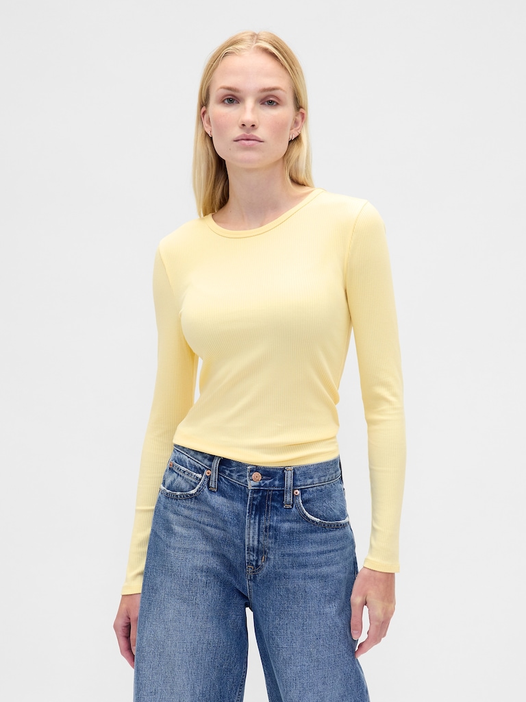Modern Rib Crop T-Shirt