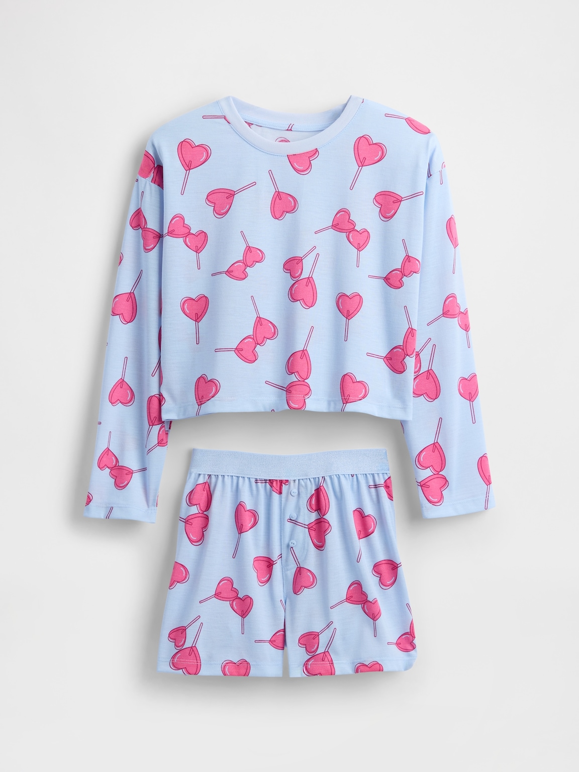 Kids Recycled PJ Short Set