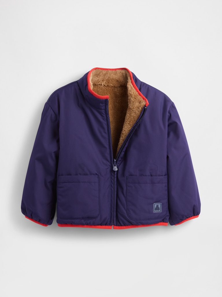 Baby & Toddler Lightweight Sherpa Reversible Jacket