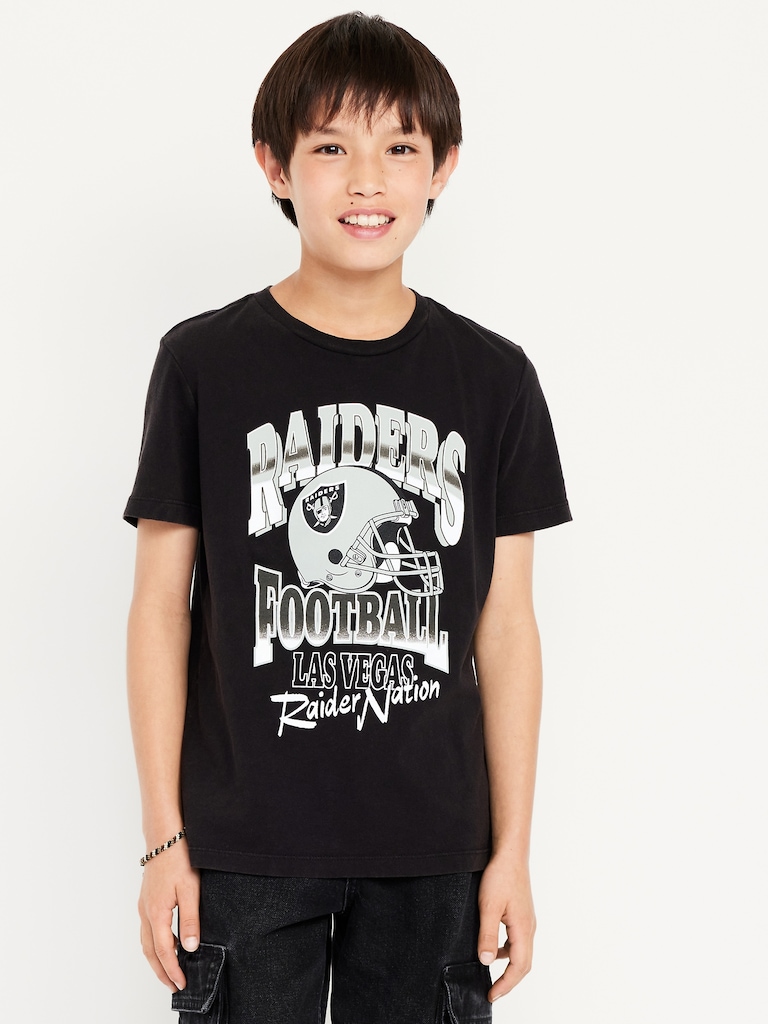 Las Vegas Raiders Gender-Neutral Graphic T-Shirt for Kids