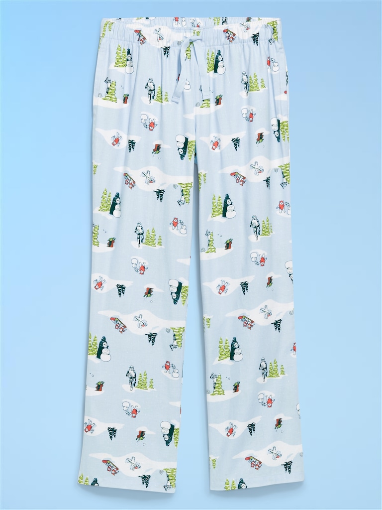 Old Navy x Star Wars Mid-Rise Printed Flannel Pajama Pants for Women
