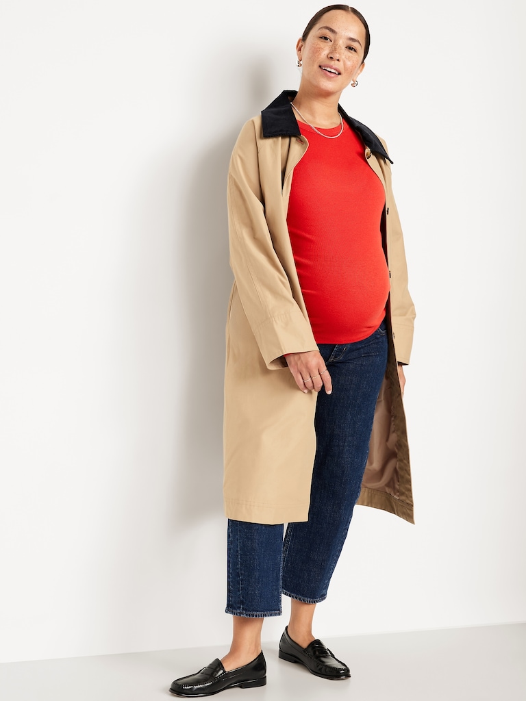 Maternity Snug Crew-Neck T-Shirt