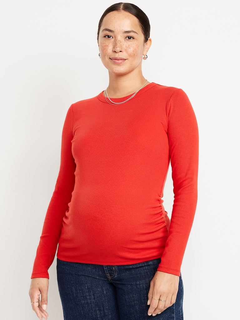 Maternity Snug Crew-Neck T-Shirt