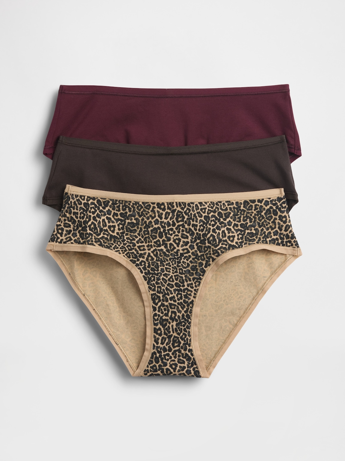 Organic Stretch Cotton Hipster (3-Pack)