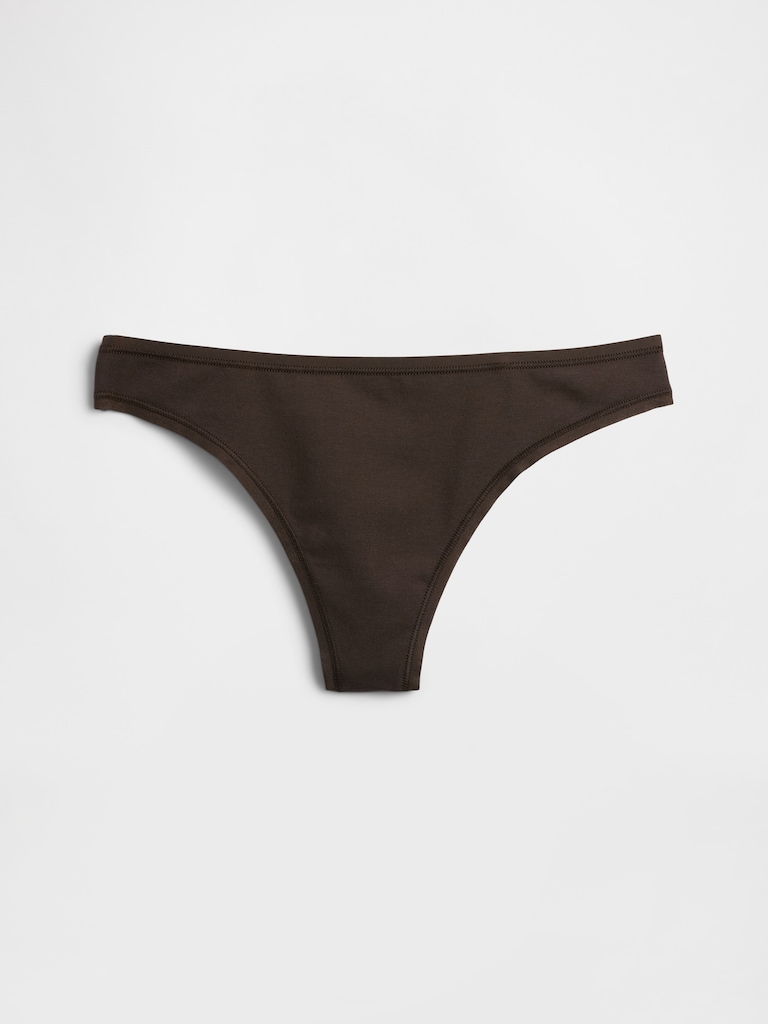 Organic Stretch Cotton Thong