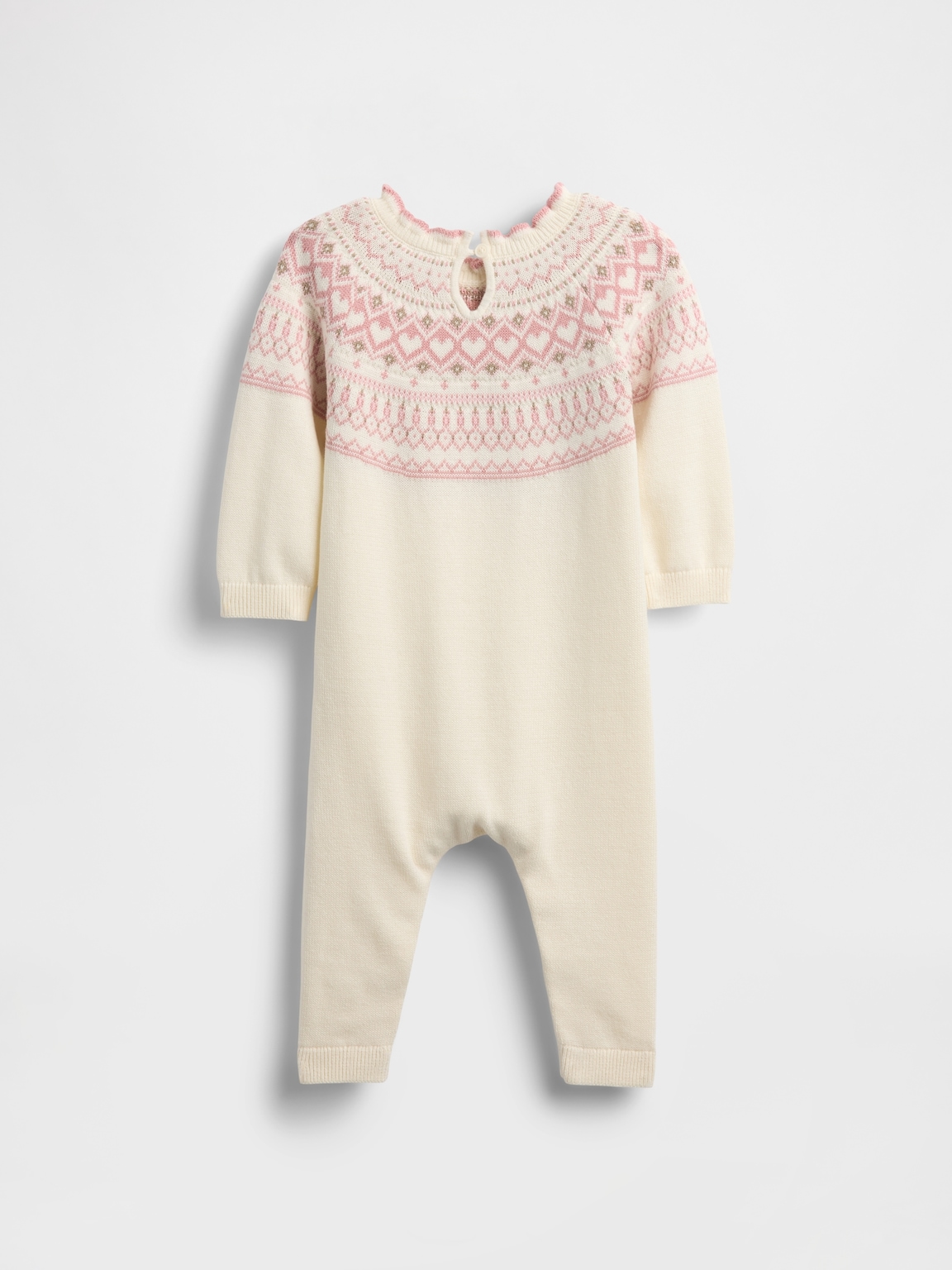 Baby Fair Isle Sweater One-Piece