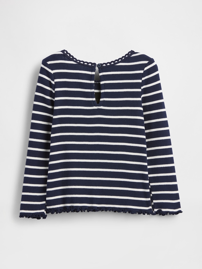 Baby & Toddler Embroidered Graphic Rib T-Shirt