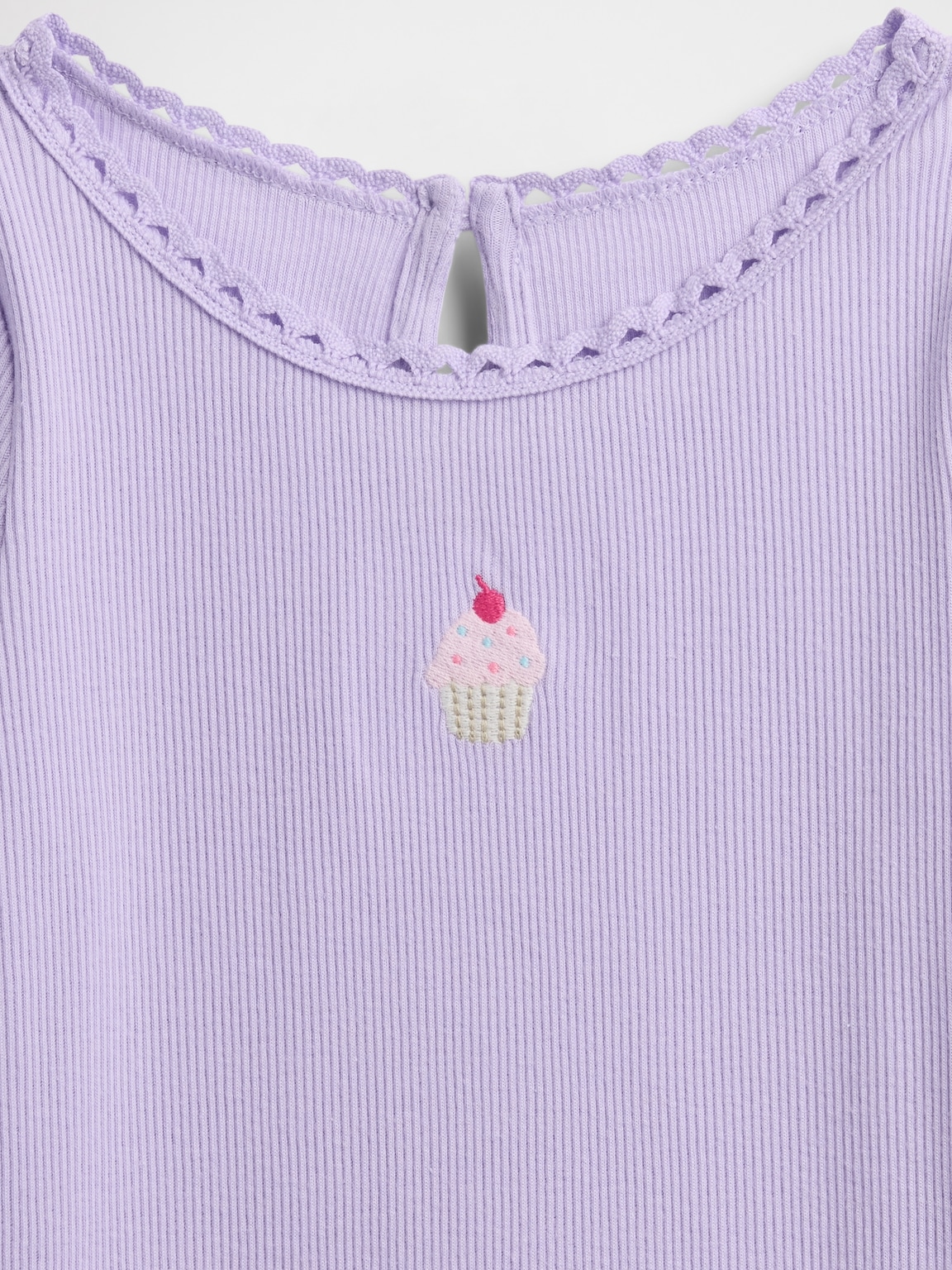 Baby & Toddler Embroidered Graphic Rib T-Shirt