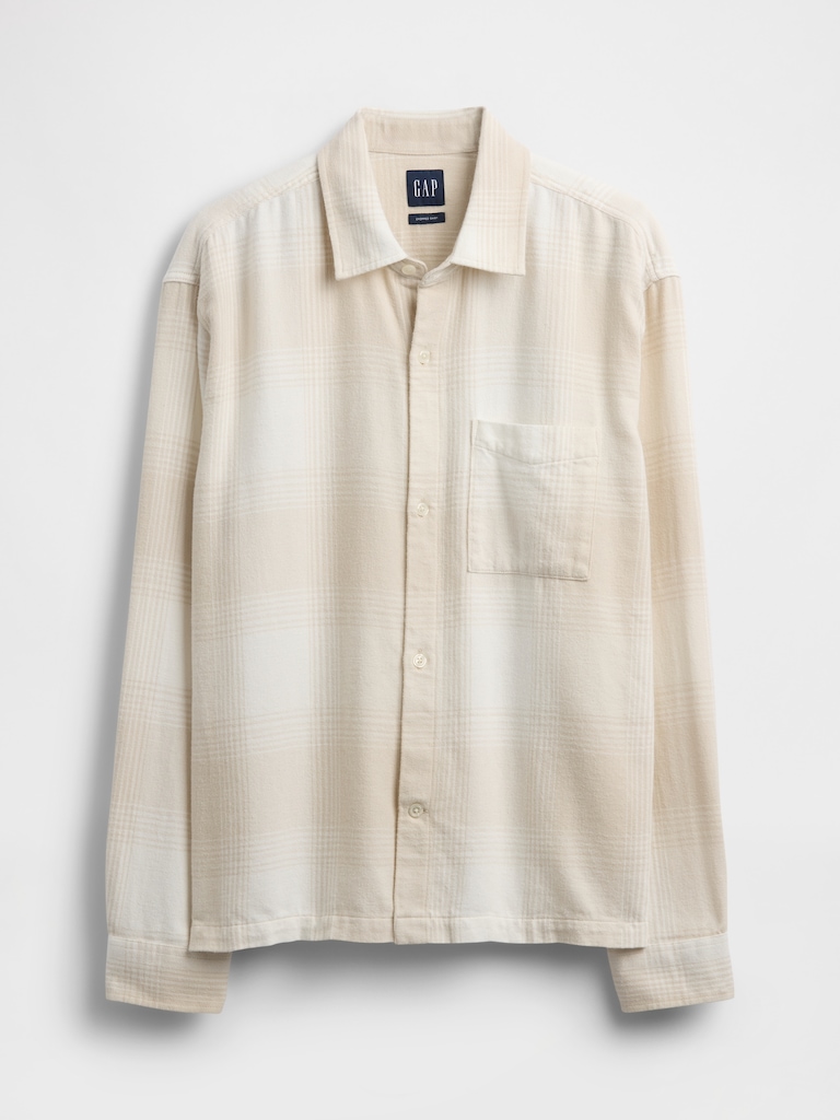 Relaxed Flannel Shirt