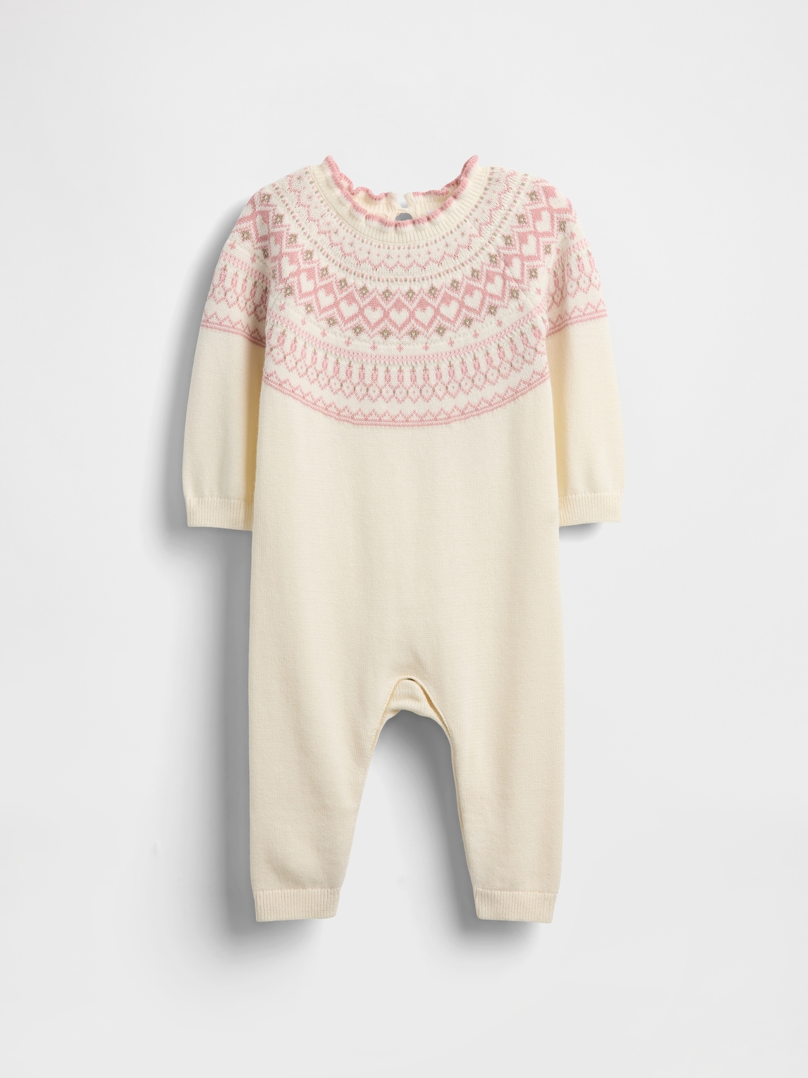 Baby Fair Isle Sweater One-Piece