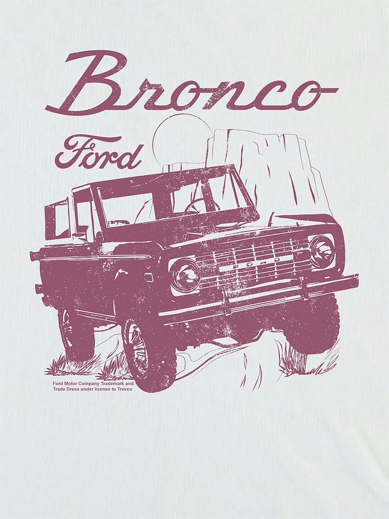 Ford Bronco Wild West Crop T-Shirt