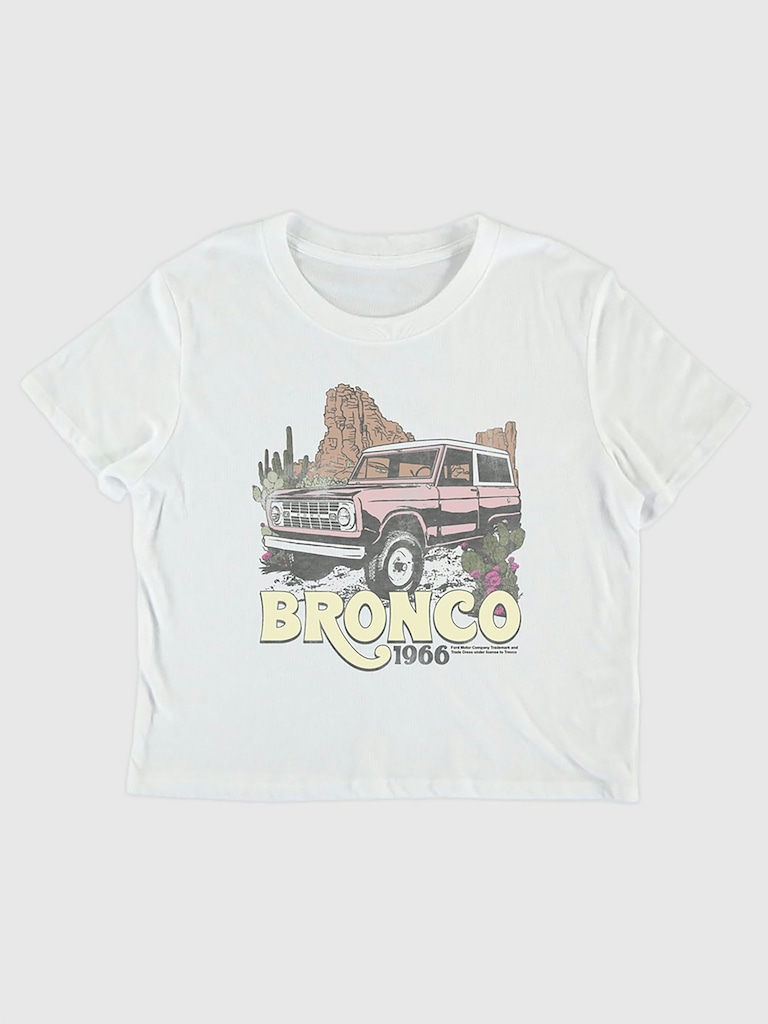 Ford Bronco Desert 1966 Crop T-Shirt