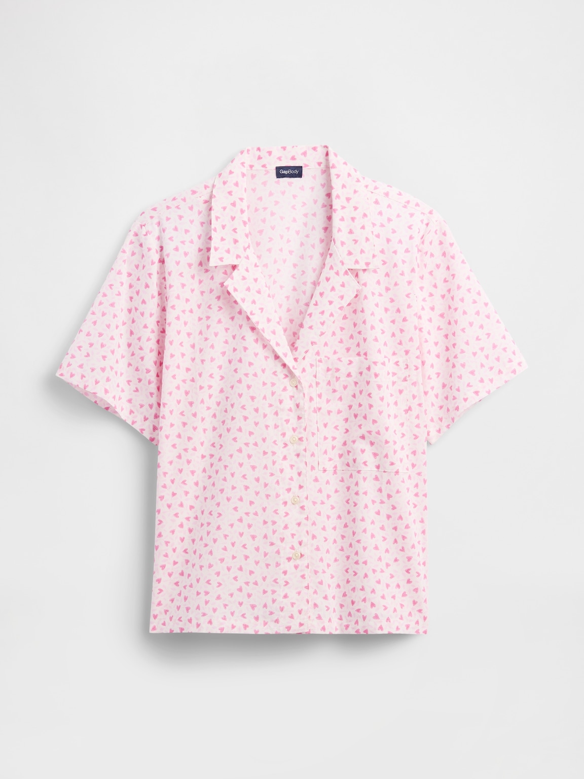 Print Poplin PJ Shirt
