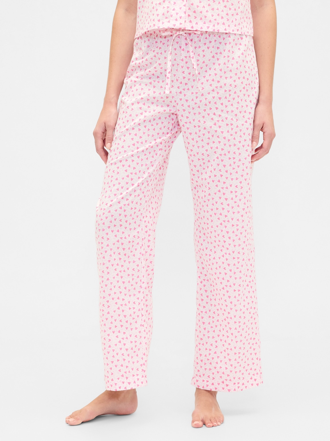 Print Poplin PJ Pants