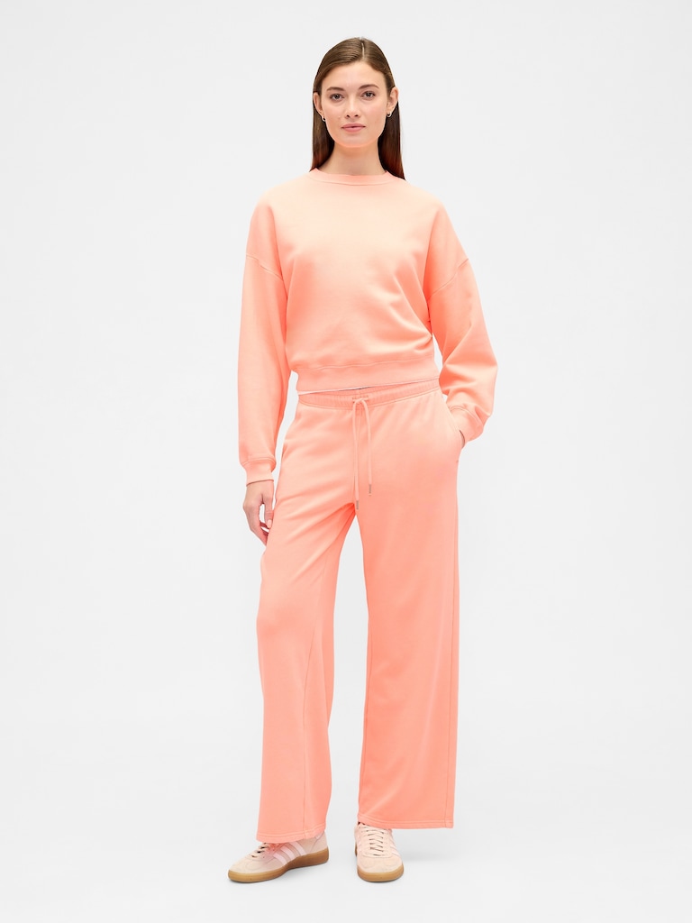 Relaxed Wedge Crewneck Sweatshirt