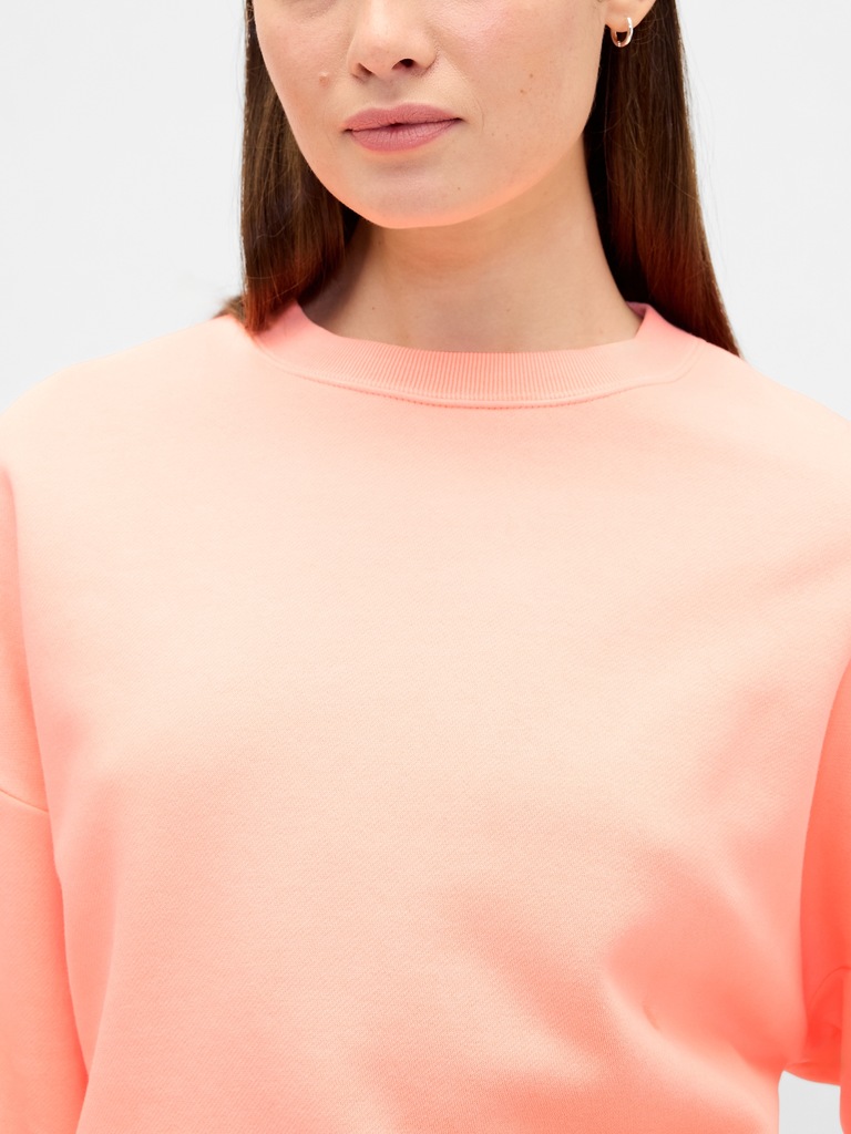 Relaxed Wedge Crewneck Sweatshirt