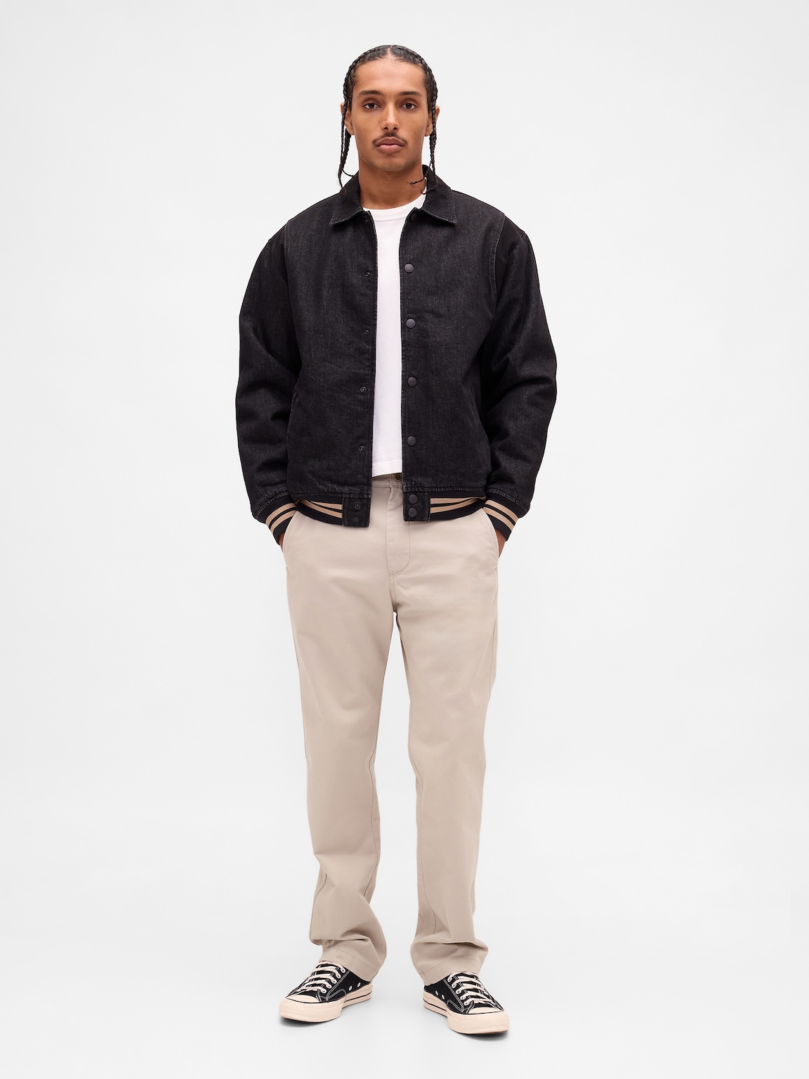Heavyweight Twill Relaxed Straight Khakis
