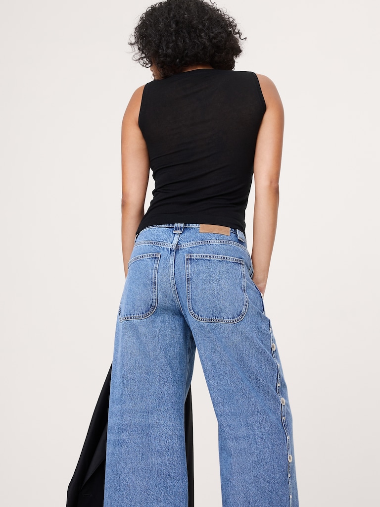 Sheer Lyocell-Wool Drape Top