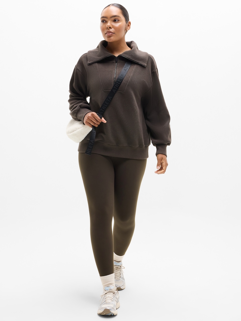 Ottoman Rib 1/4 Zip Sweatshirt