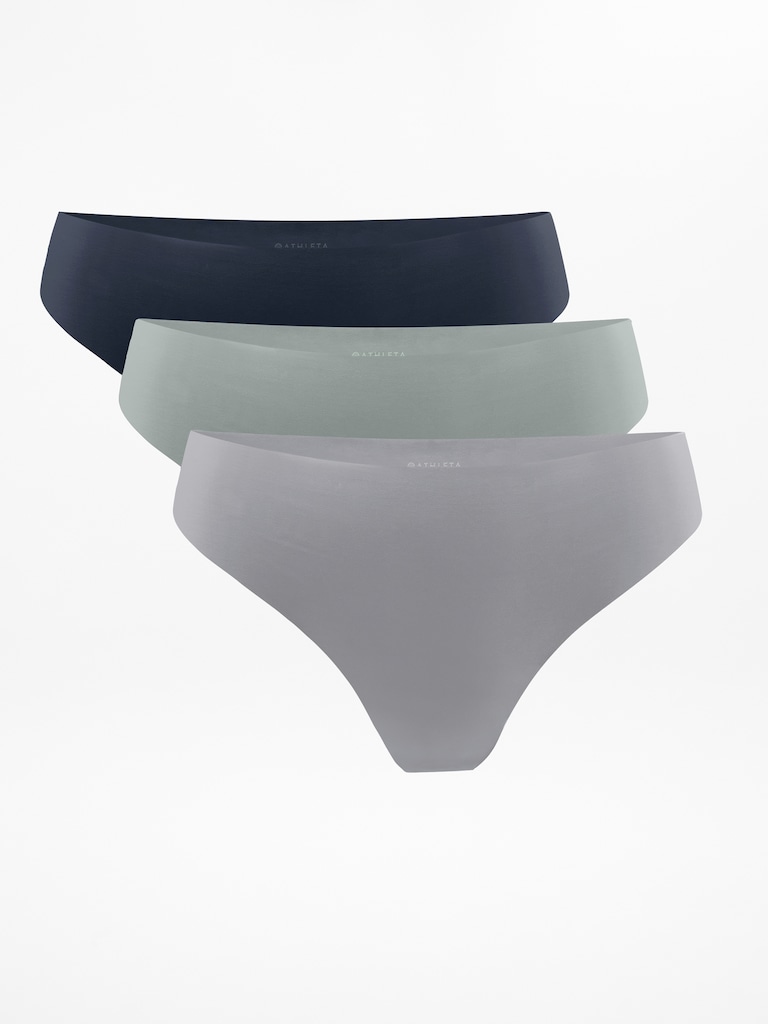 Sleek Form No Show Bikini Underwear 3-Pack