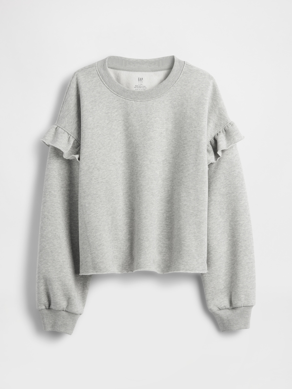 Kids VintageSoft Ruffle Sweatshirt